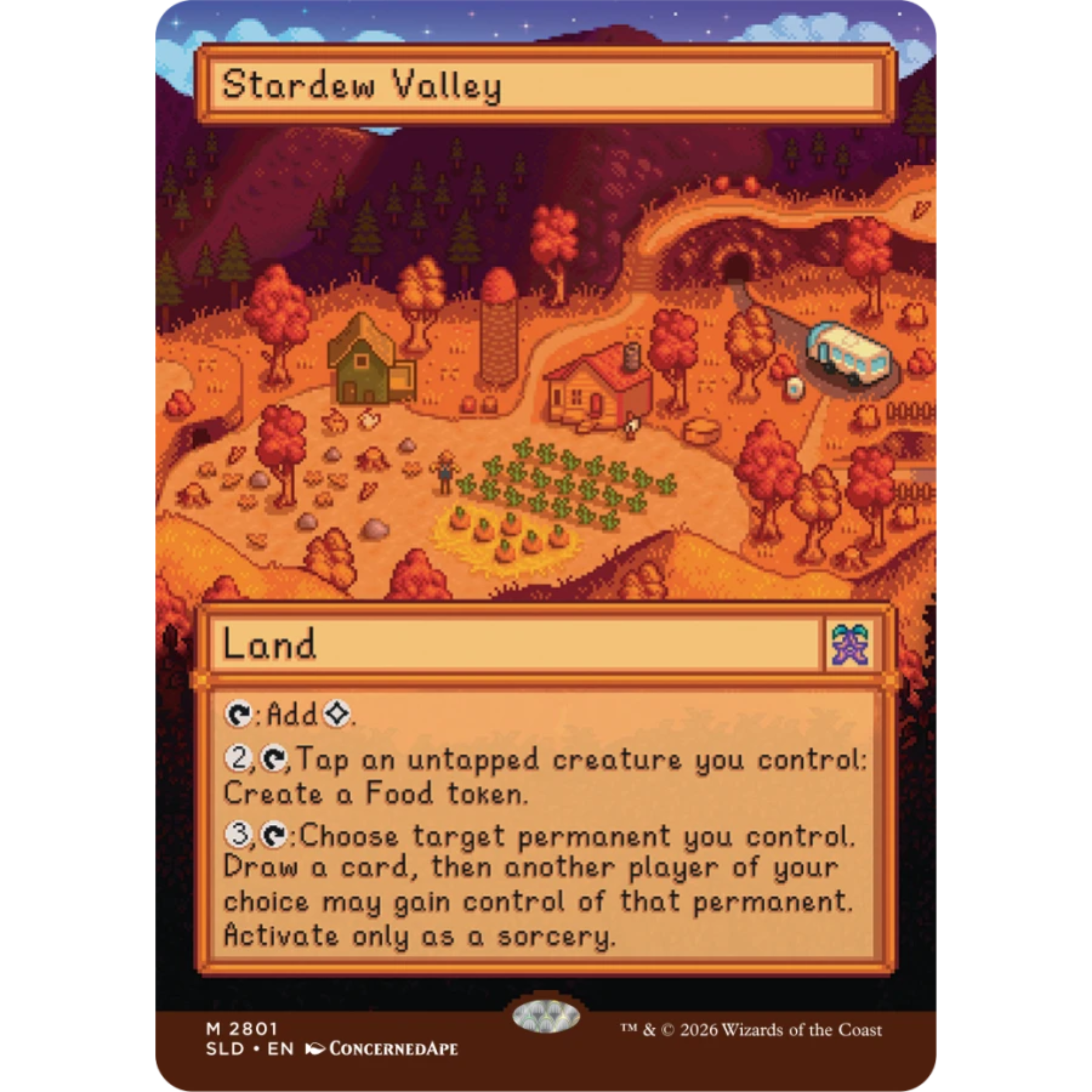 Magic The Gathering Secret Lair x Stardew Valley: Welcome to Stardew Valley - Non-Foil
